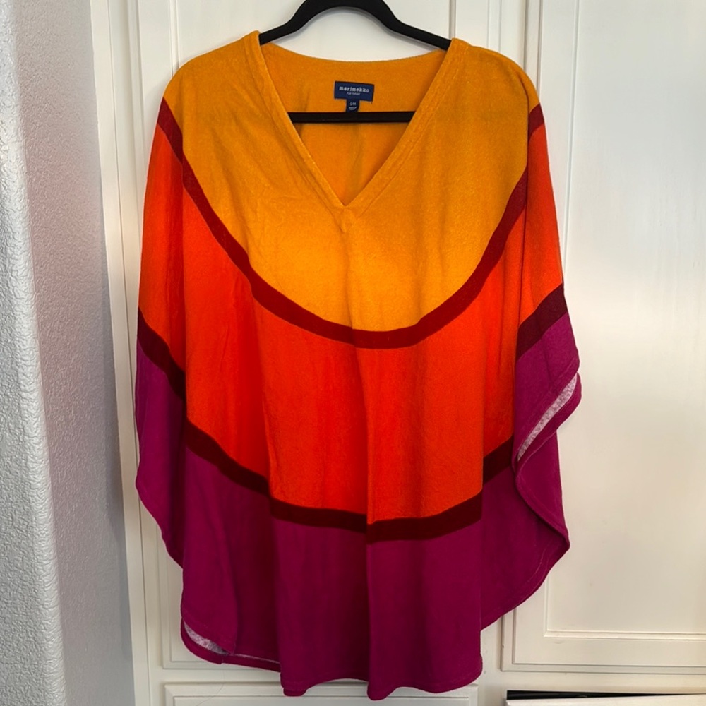 Marimekko Multicolor V-Neck Beach Cover up